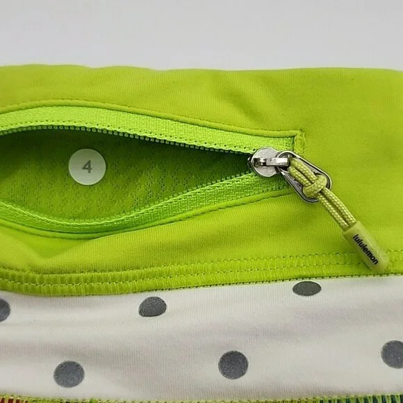 Lululemon Special Edition Seawheeze Multi Lime Blue Plaid Short 4.5" Inseam Sz 4 - Picture 5 of 12